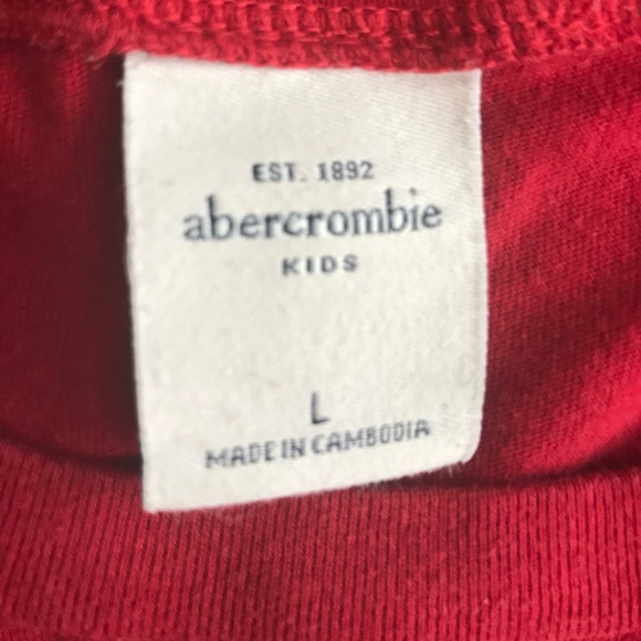 SOLD - Abercrombie Kids long sleeve tshirt - Sz L - Picture 2 of 2