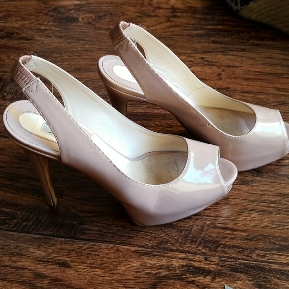 **TODAY* BRIAN ATWOOD PATENT LEATHER HEELS - Picture 1 of 4