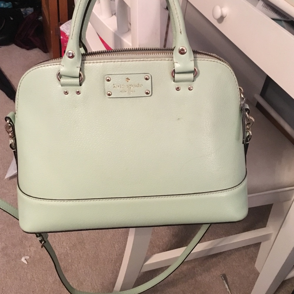 Mint green Kate Space purse