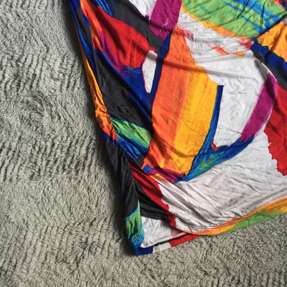 Lane Bryant Brushstroke Multicolor top - Picture 2 of 4