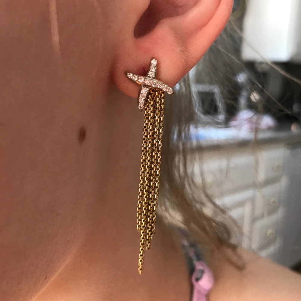 David Yurman diamond earrings