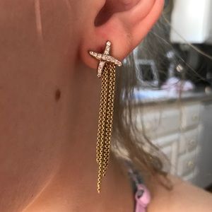 David Yurman diamond earrings