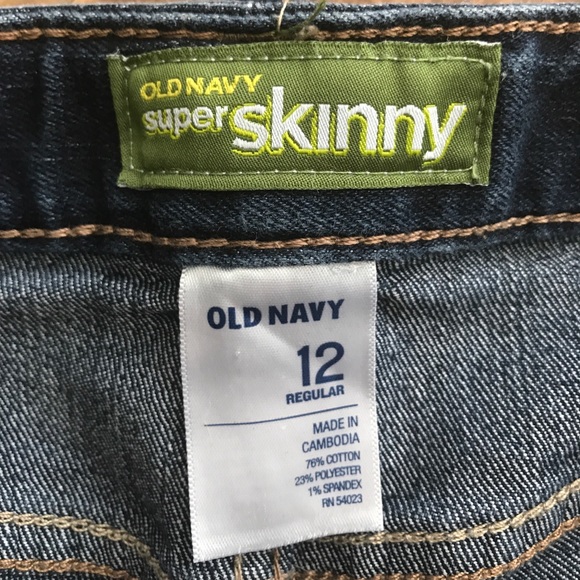 SOLD - Old Navy super skinny jeans - Size 12 - Picture 3 of 3