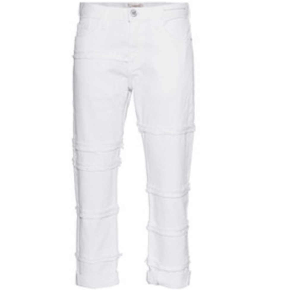 Current Elliott frayed, boyfriend jeans