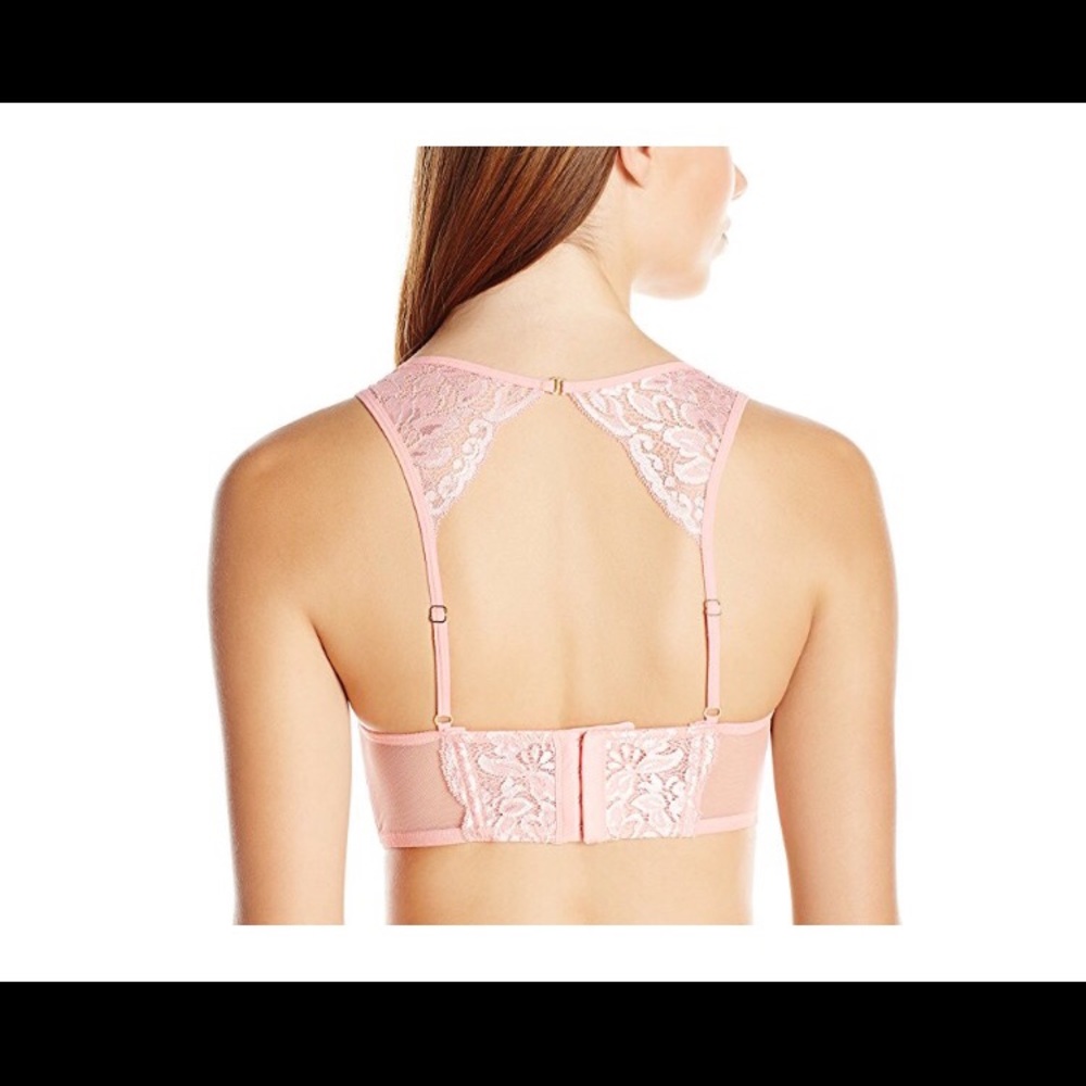 New Ella moss Strawberry Longline Padded Demi Bra - Picture 3 of 7