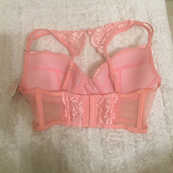 New Ella moss Strawberry Longline Padded Demi Bra - Picture 7 of 7