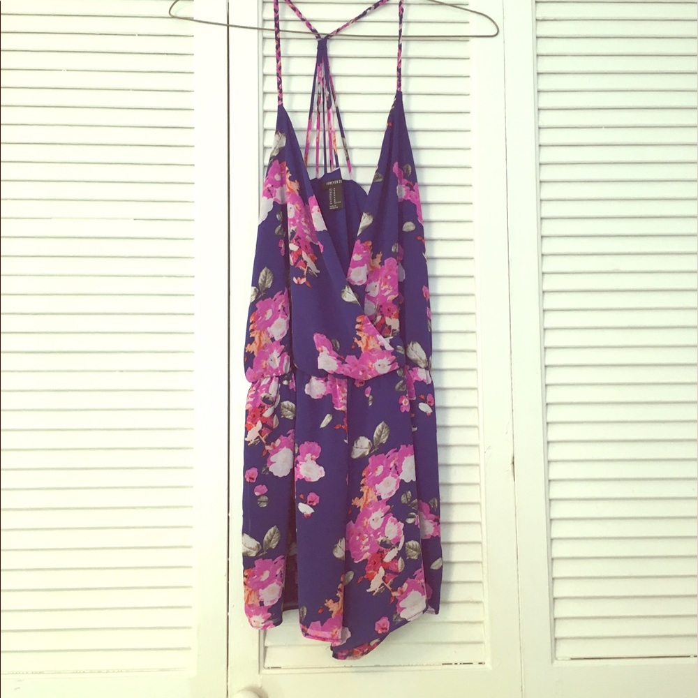 Floral F21 Romper