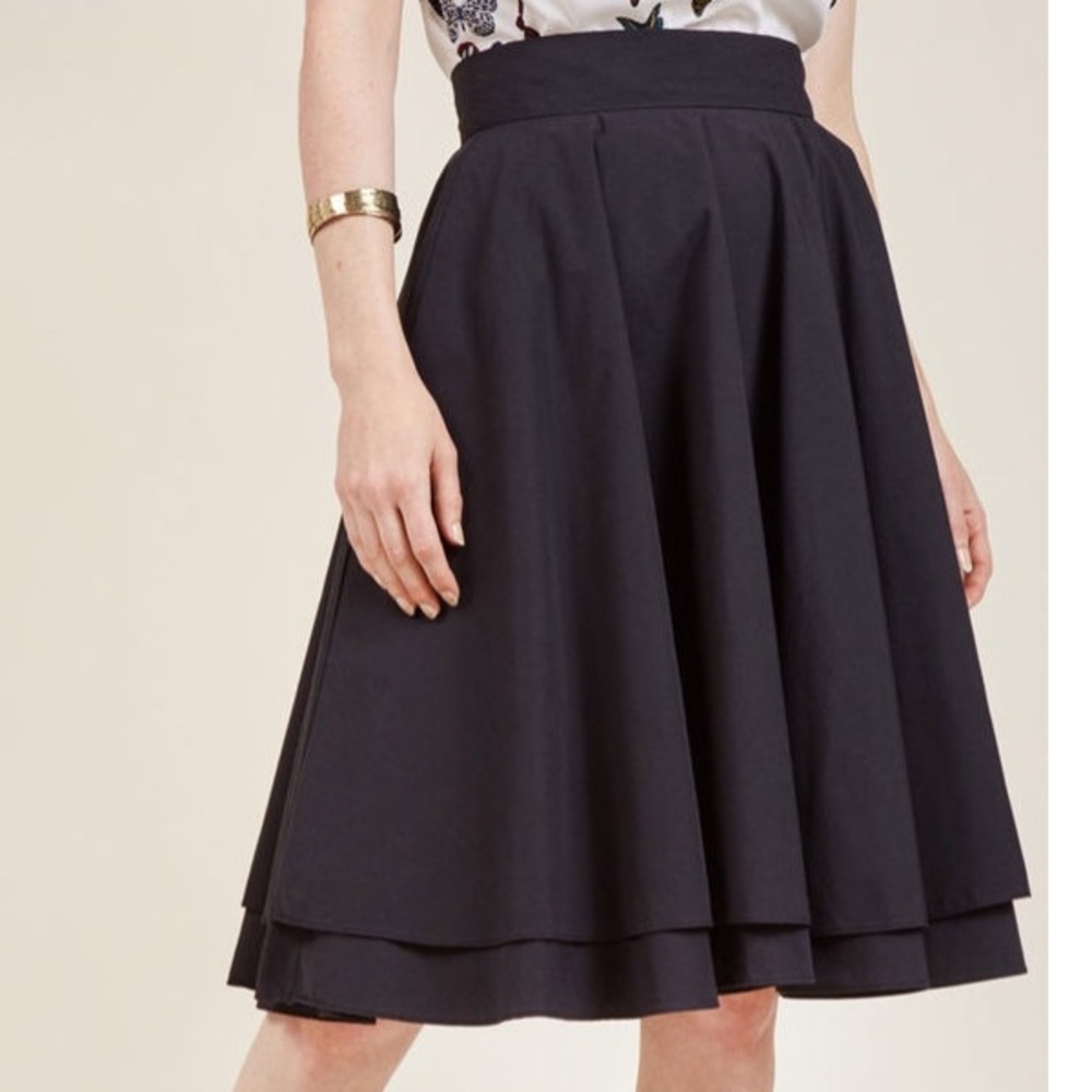Modcloth Essential Elegance Midi Skirt