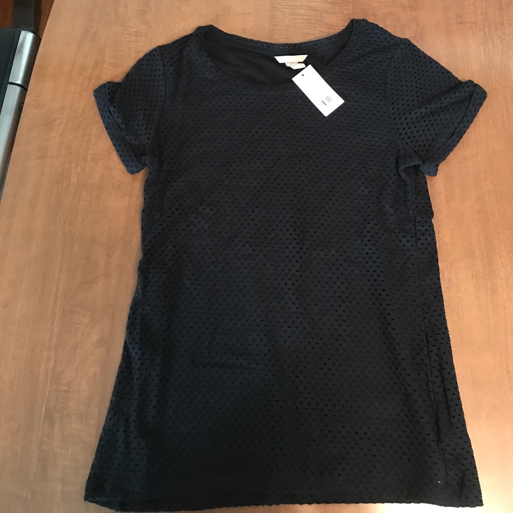 Banana Republic short sleeve black t-shirt