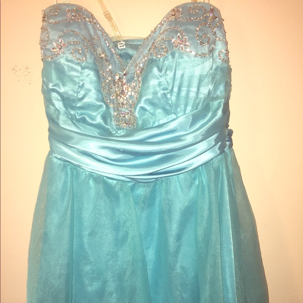 Aqua Tea Dress