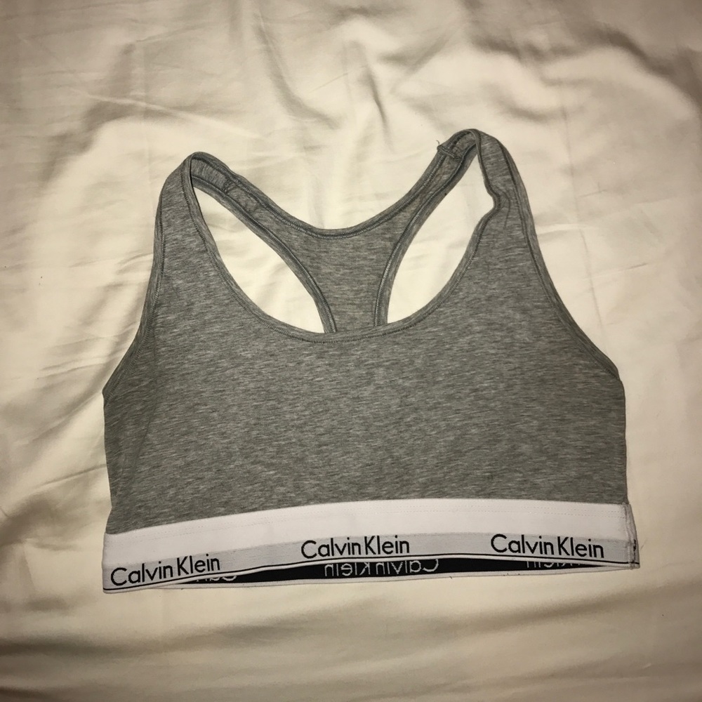 large calvin klein bra top