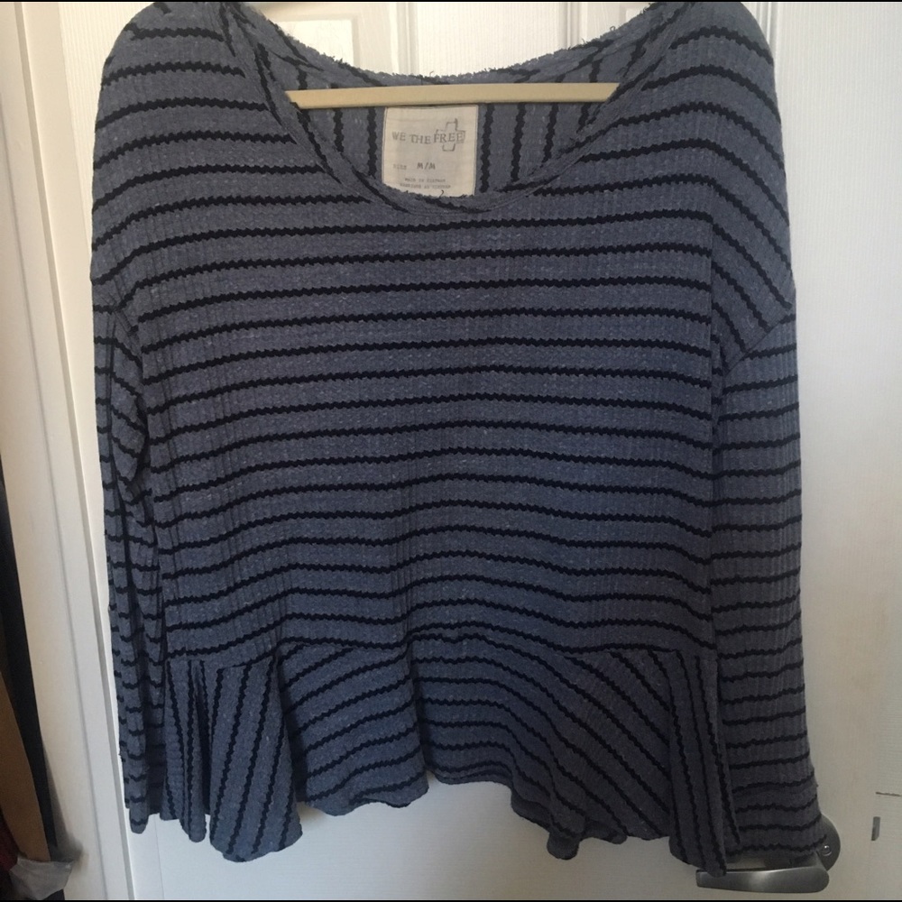 Free People peplum sweater