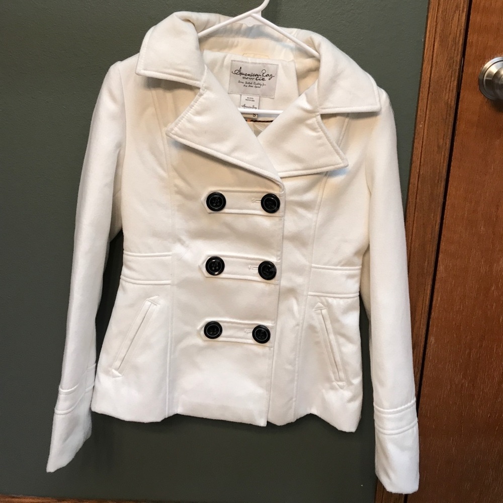 American rag white coat