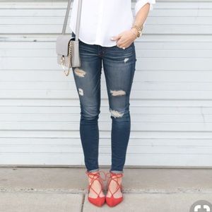 🆕 Red tie-up pumps