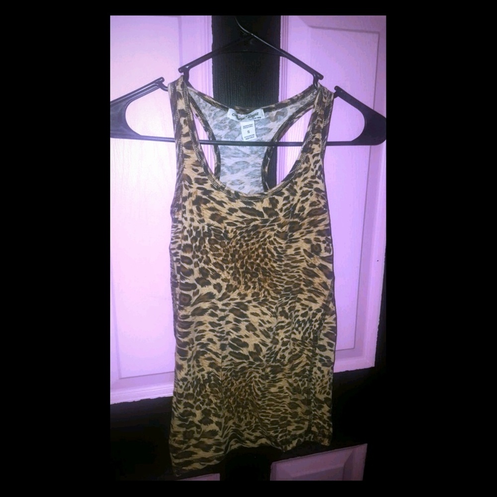 Cheetah print tank