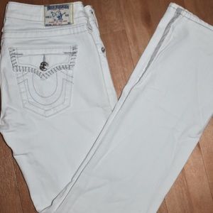 White True Religion Jeans