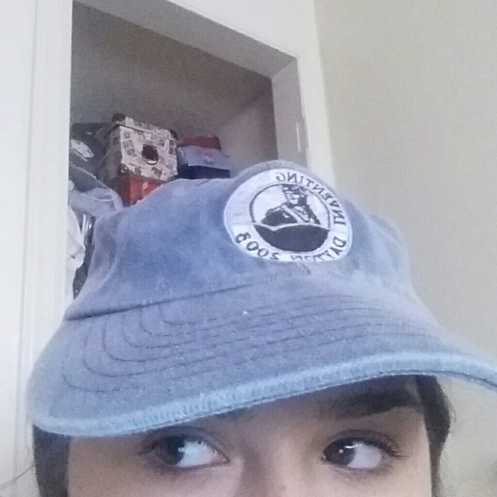 Vintage Baby Blue Hat