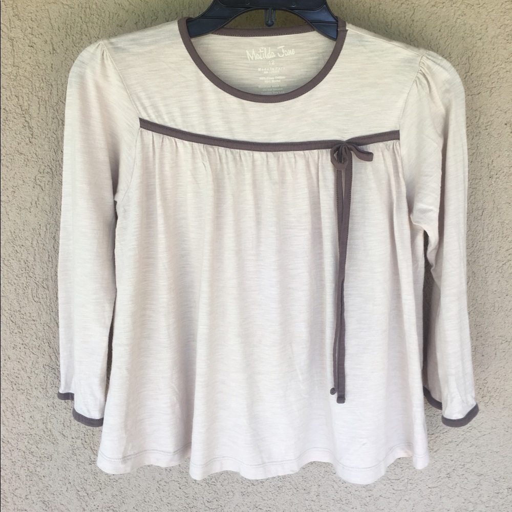 Matilda Jane shirt...simple but lots of style