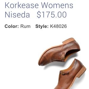 Almost new Korkease Niseda oxfords