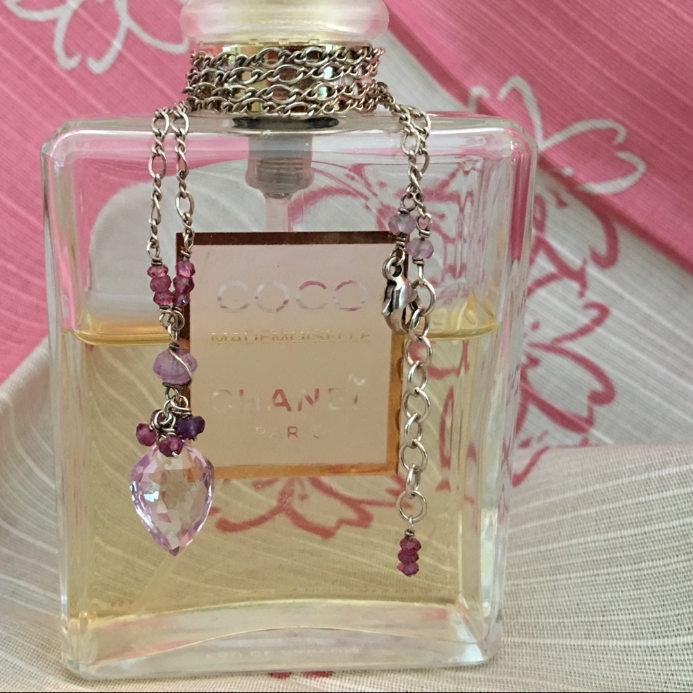 Stunning Swarovski Blush Crystal & Amethyst!