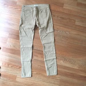 7 For All Mankind Tan jeggings