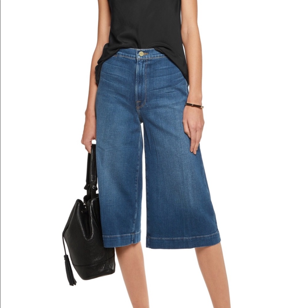 Frame denim culottes.