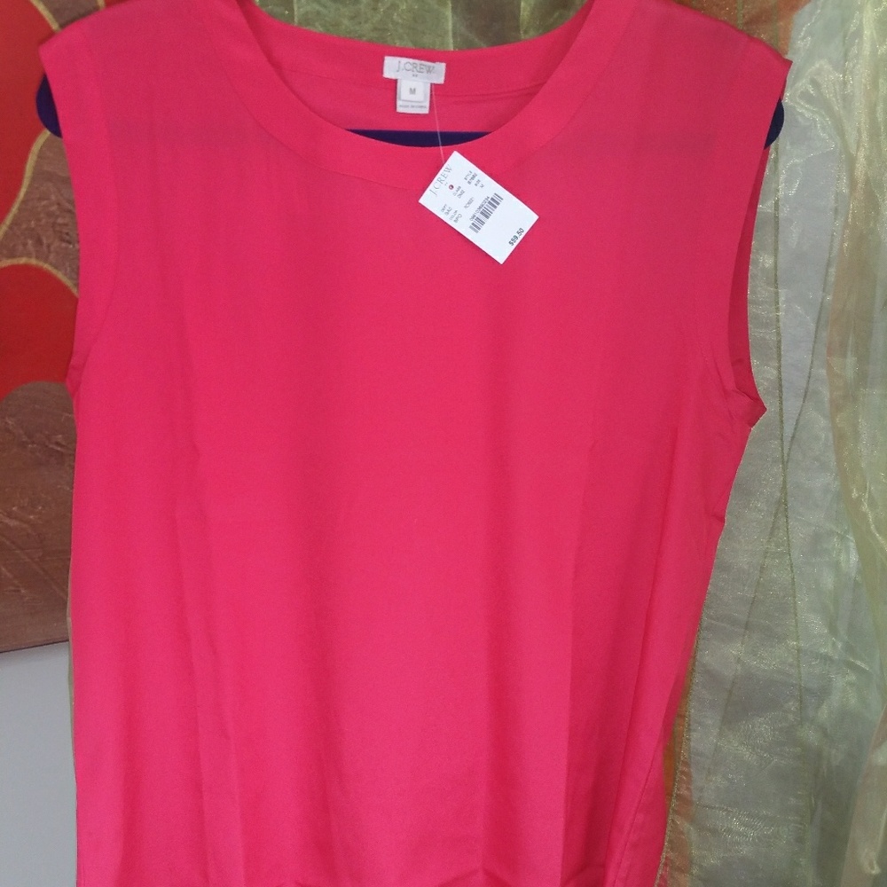 J. Crew red blouse