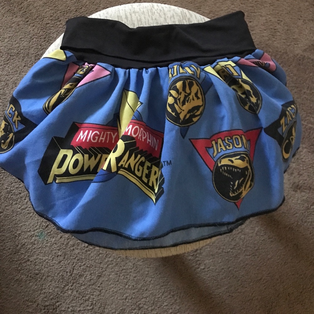 🚫SOLD 🚫Handmade Power Ranger skirt