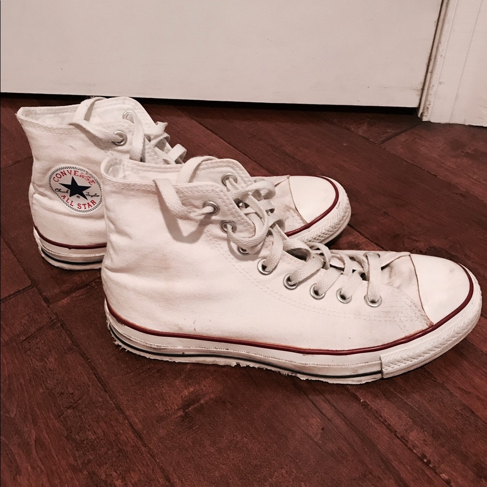 White high top Converse