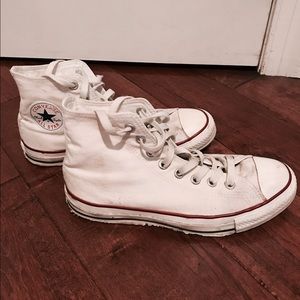 White high top Converse