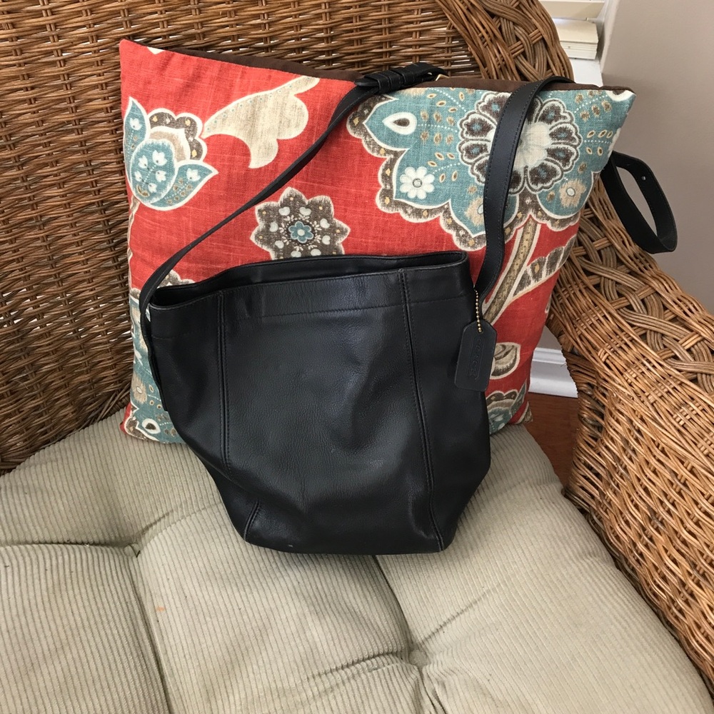 Black coach cross body