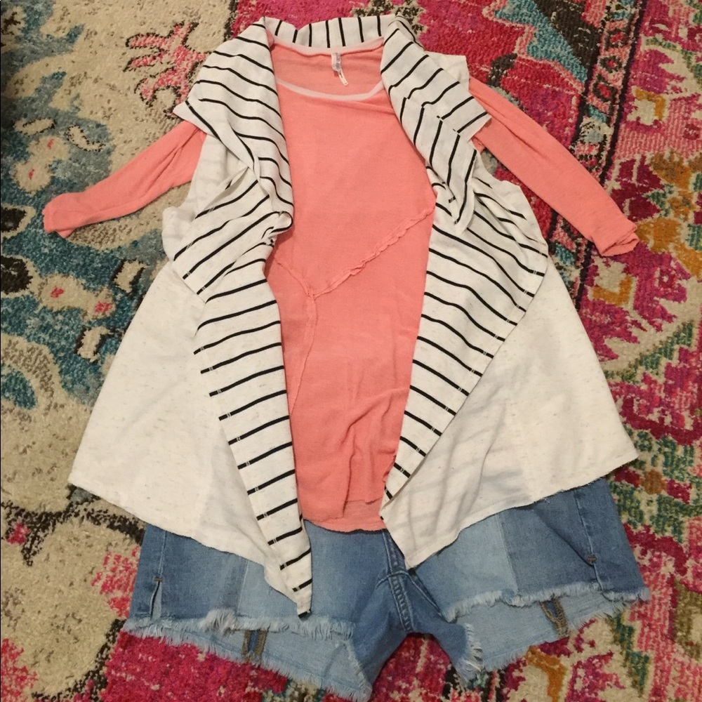 Hem & Thread slouchy boho vest