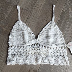 Billabong crochet top