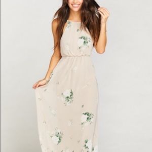 Show me your mumu Amanda maxi dress-bouquet toss