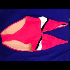 Fabletics pink bathing suit