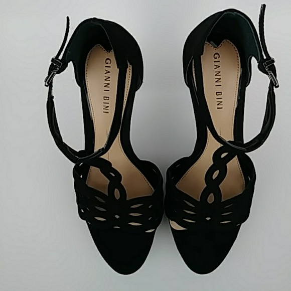 NIB 👠Gianni Bini black suede heels 👠 Never worn - Picture 6 of 10