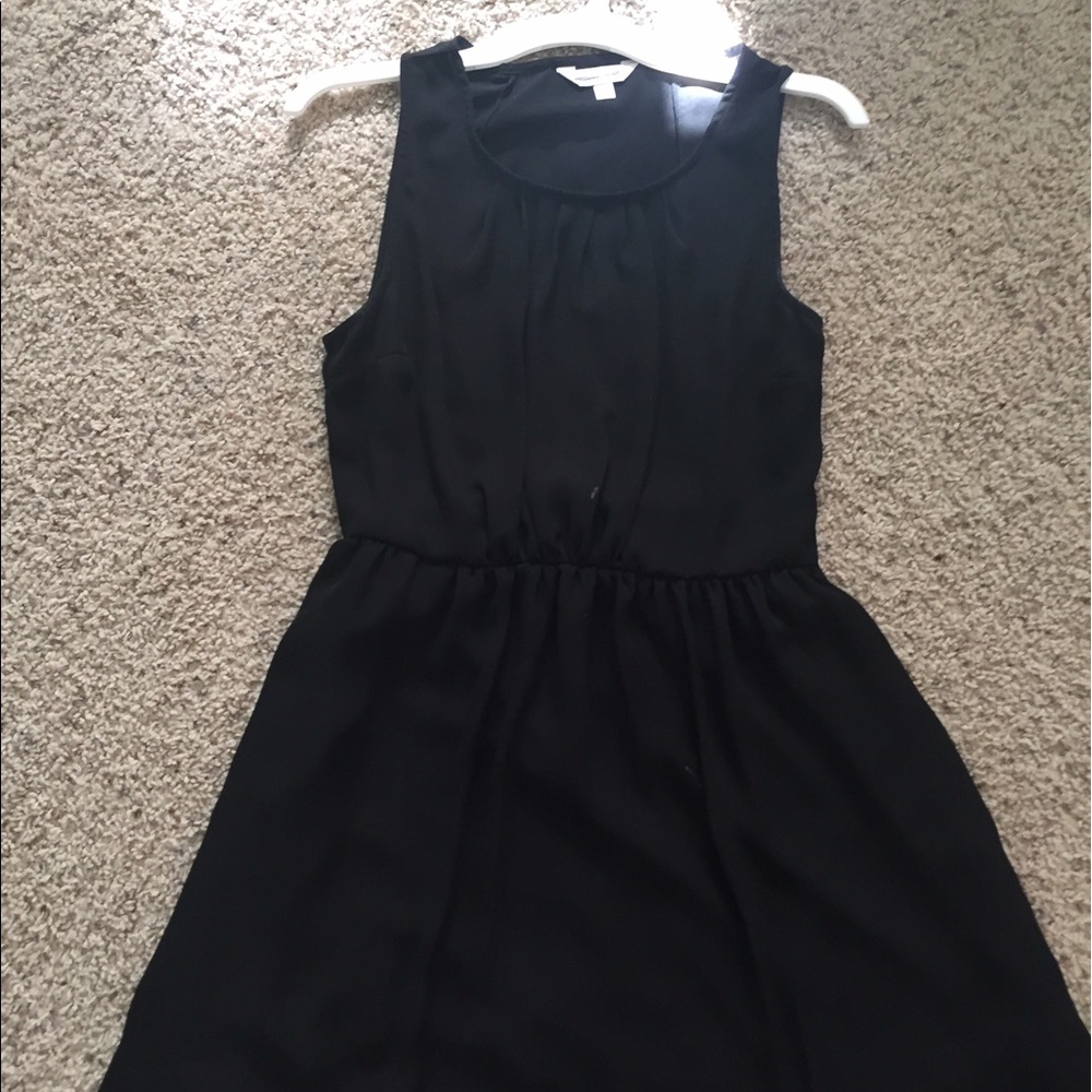 charming charlie's black side zipper dress