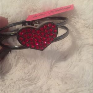 Betsey Johnson heart bracelet