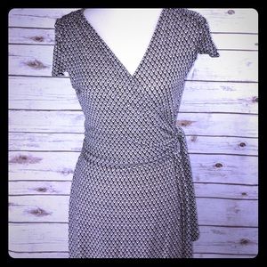 Wrap dress 8 Ann Taylor split cap sleeve