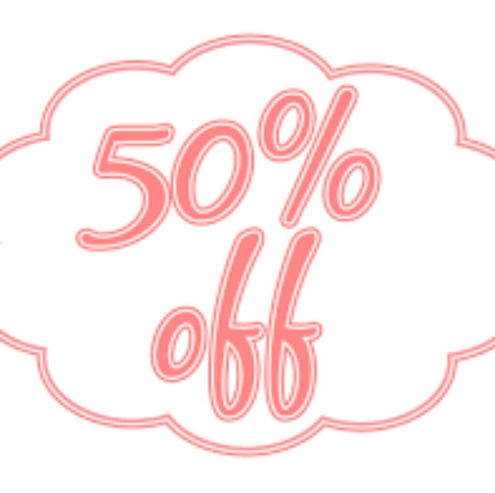SUSPENDED 50% off 4 or more items!!!
