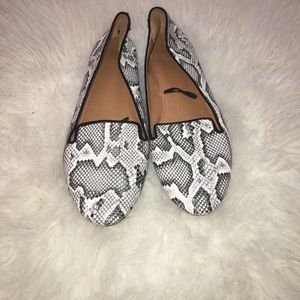 Snake skin flats