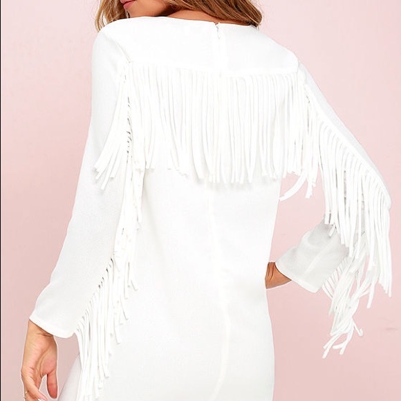 Long Sleeve Fringe Dress | Poshmark