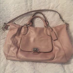 Coach soft pink purse