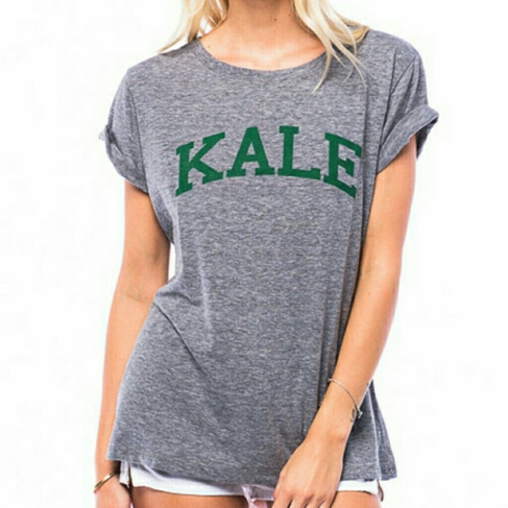 KALE Grey Tee Modern Lux