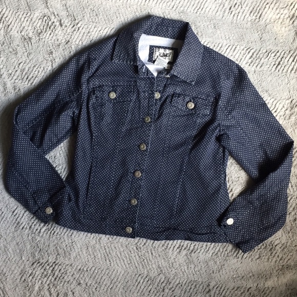 Denim Pin Dot Jacket - Picture 2 of 3