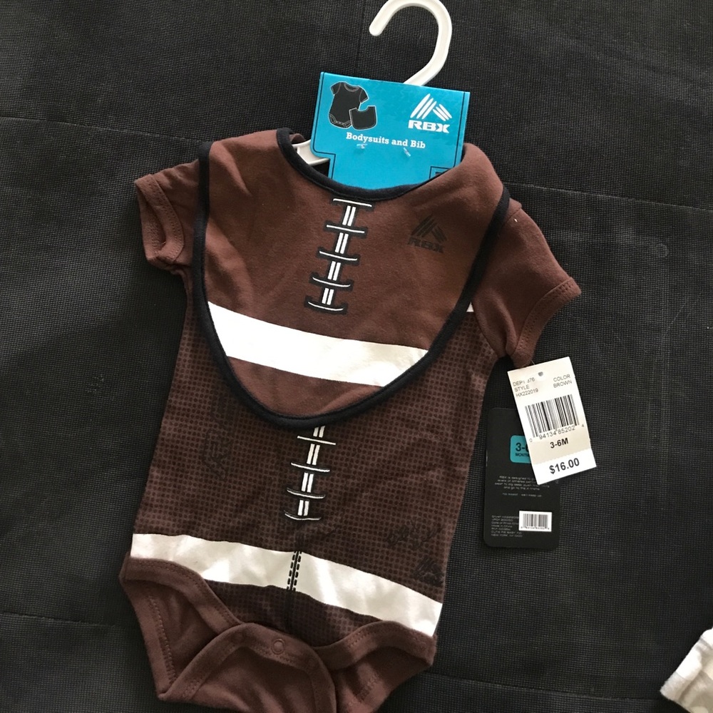 Boy football onesie