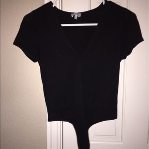 Tobi Black Bodysuit