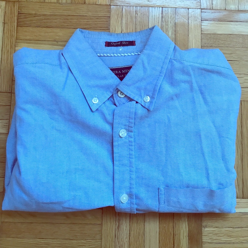 Sfera | Blue Oxford Button-Down Shirt