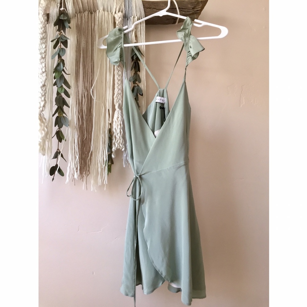 Roe + May Savona Mini in Seafoam Silk
