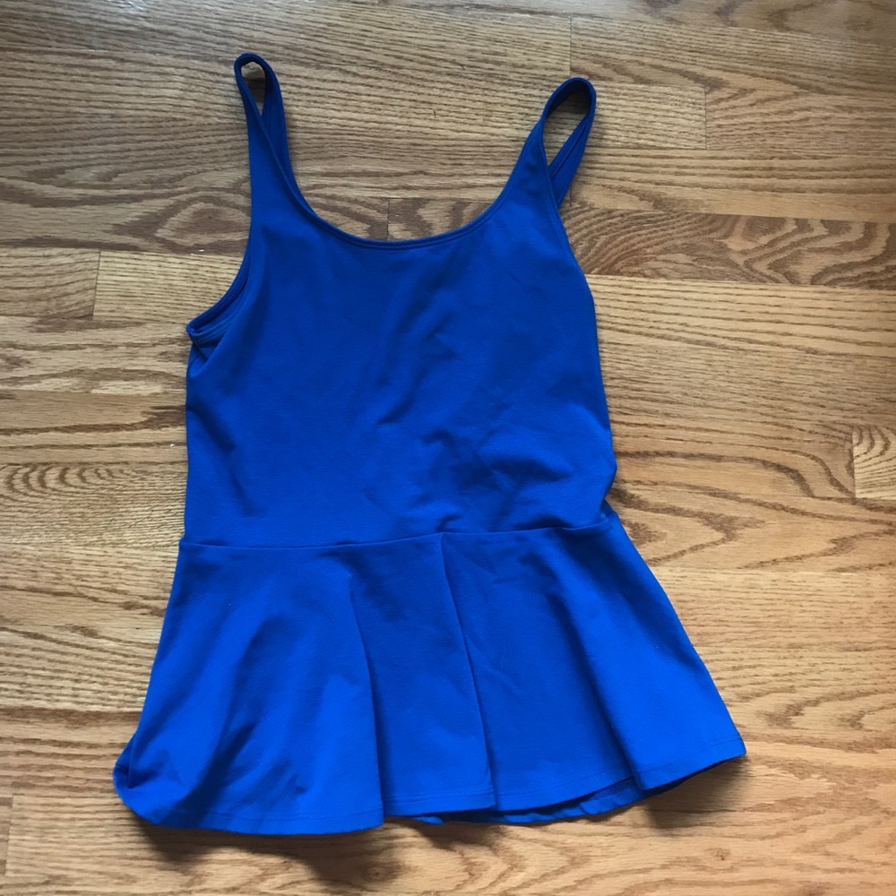Express blue tank